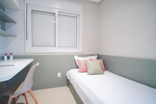 Quarto 1 de apartamento à venda com 2 quartos, 63m² em Centro, São Leopoldo