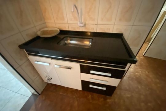 Cozinha de apartamento à venda com 1 quarto, 47m² em Vila Bonilha, São Paulo
