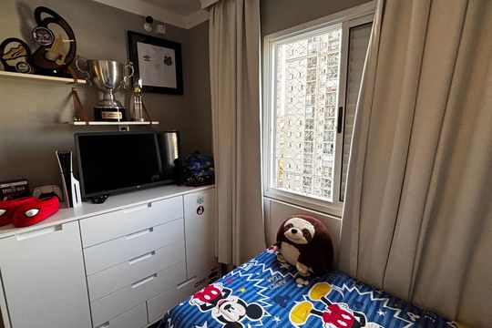 Quarto 1 de apartamento à venda com 3 quartos, 67m² em Vila Metalúrgica, Santo André
