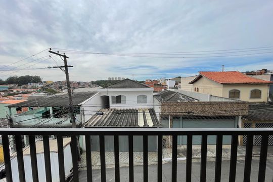 Vista do Quarto de kitnet/studio para alugar com 1 quarto, 40m² em Jardim Luísa, São Paulo
