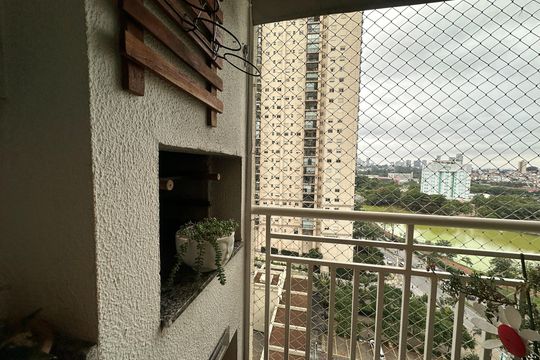 Varanda da Sala de apartamento à venda com 2 quartos, 76m² em Jardim Tupanci, Barueri