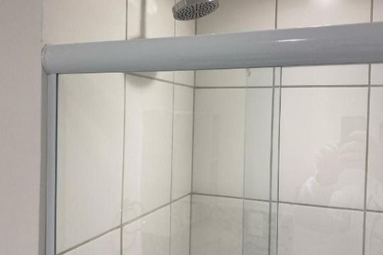 Banheiro de apartamento à venda com 1 quarto, 40m² em Vila Buarque, São Paulo