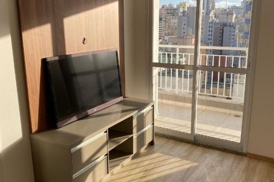 Sala de apartamento à venda com 1 quarto, 40m² em Vila Buarque, São Paulo