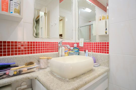 Banheiro da Suíte de apartamento à venda com 3 quartos, 70m² em Vila Gomes Cardim, São Paulo