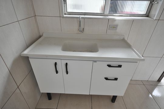 Cozinha de casa para alugar com 2 quartos, 60m² em Vila Ede, São Paulo