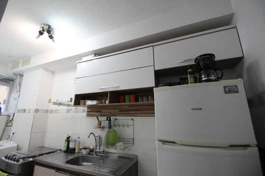 Cozinha de apartamento à venda com 2 quartos, 52m² em Recreio dos Bandeirantes, Rio de Janeiro