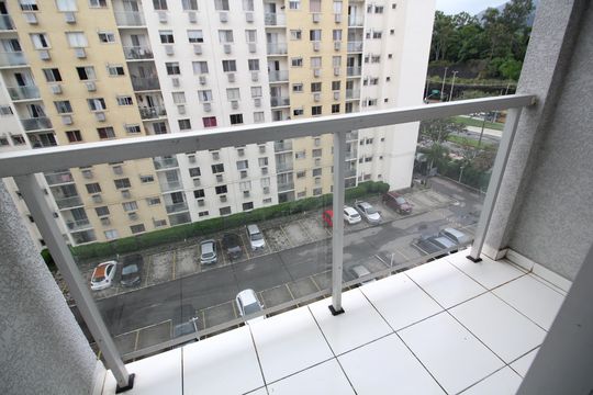 Sala - Varanda de apartamento à venda com 2 quartos, 52m² em Recreio dos Bandeirantes, Rio de Janeiro