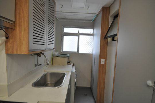 Área de Serviço de apartamento para alugar com 3 quartos, 73m² em Parque Novo Mundo, São Paulo