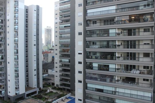 Vista da Sala de apartamento à venda com 2 quartos, 140m² em Vila Mariana, São Paulo