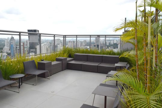 Área comum de kitnet/studio à venda com 1 quarto, 30m² em Pinheiros, São Paulo