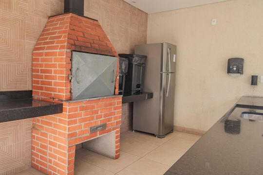 Área comum - Churrasqueira de apartamento à venda com 2 quartos, 50m² em Cavalhada, Porto Alegre