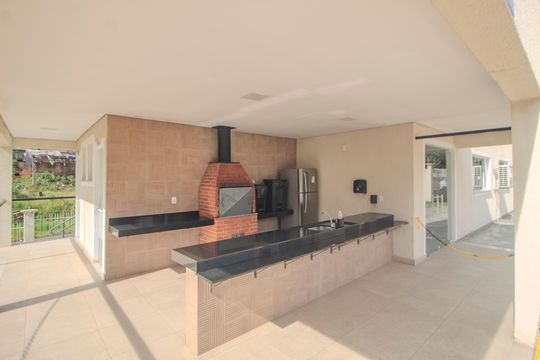 Área comum - Churrasqueira de apartamento à venda com 2 quartos, 50m² em Cavalhada, Porto Alegre