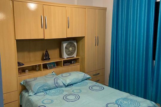 Quarto 1 de apartamento para alugar com 2 quartos, 91m² em Vila Tupi, Praia Grande