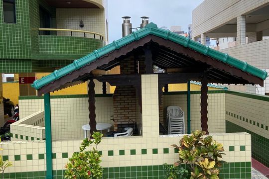 Área externa de apartamento para alugar com 2 quartos, 91m² em Vila Tupi, Praia Grande
