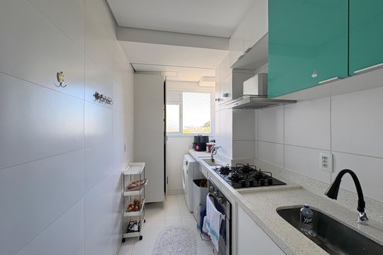 Cozinha de apartamento para alugar com 2 quartos, 55m² em Freguesia do Ó, São Paulo