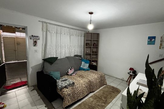 Sala de casa para alugar com 2 quartos, 70m² em Vila Homero Thon, Santo André