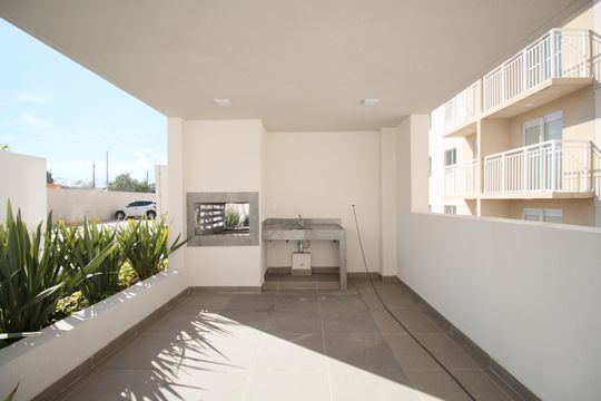 Área comum - Churrasqueira de apartamento para alugar com 1 quarto, 33m² em Morumbi, São Paulo