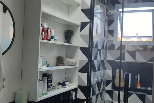 Banheiro de apartamento à venda com 3 quartos, 54m² em Paulicéia, São Bernardo do Campo