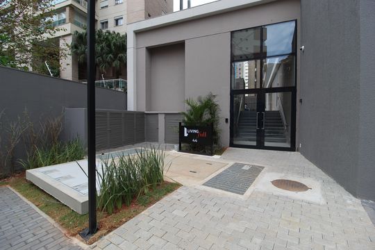 Fachada de kitnet/studio à venda com 1 quarto, 24m² em Vila Nova Conceição, São Paulo