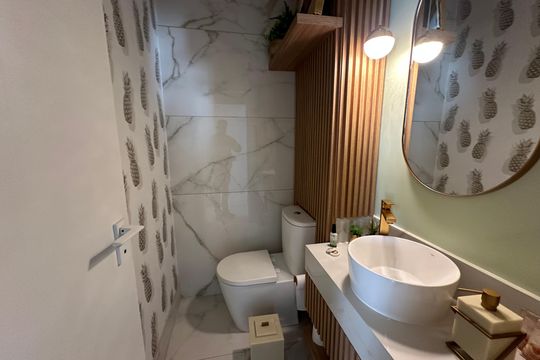 Lavabo de apartamento para alugar com 3 quartos, 284m² em Residencial Tambore Iii, Santana de Parnaíba