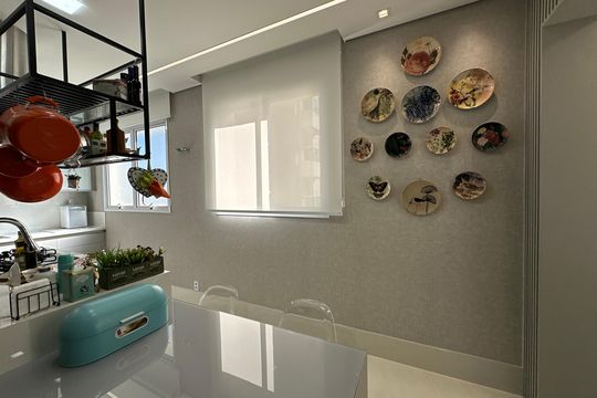Cozinha de apartamento para alugar com 3 quartos, 284m² em Residencial Tambore Iii, Santana de Parnaíba