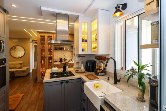 Cozinha de apartamento à venda com 2 quartos, 81m² em Ipiranga, São Paulo