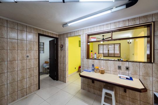 Cozinha de casa para alugar com 3 quartos, 221m² em Macuco, Santos