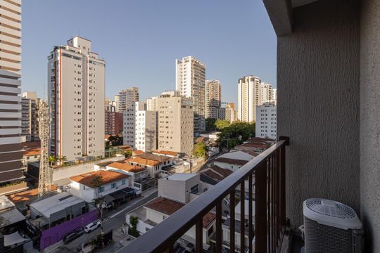 Sacada de kitnet/studio à venda com 1 quarto, 24m² em Vila Olímpia, São Paulo