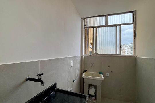 Área de serviço de apartamento à venda com 2 quartos, 70m² em Lapa, Rio de Janeiro