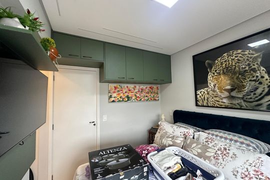 Suíte 1 de apartamento à venda com 2 quartos, 87m² em Tamboré, Barueri