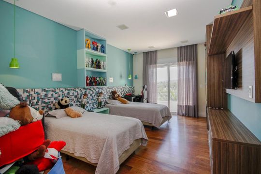 Quarto de casa de condomínio à venda com 4 quartos, 439m² em Alphaville, Santana de Parnaíba