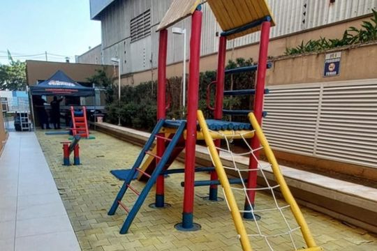 Área externa de apartamento à venda com 3 quartos, 73m² em Tamboré, Barueri