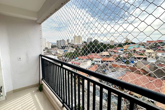 Varanda da Sala de apartamento à venda com 2 quartos, 48m² em Jardim Vila Galvao, Guarulhos