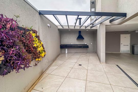 Área comum - Churrasqueira de apartamento à venda com 2 quartos, 46m² em Campestre, Santo André