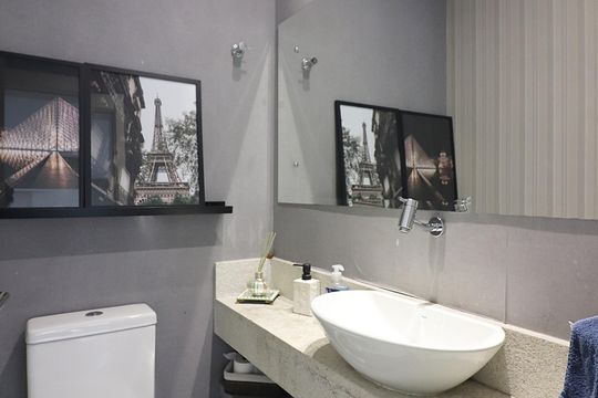 Lavabo de apartamento à venda com 3 quartos, 106m² em Centro, São Bernardo do Campo
