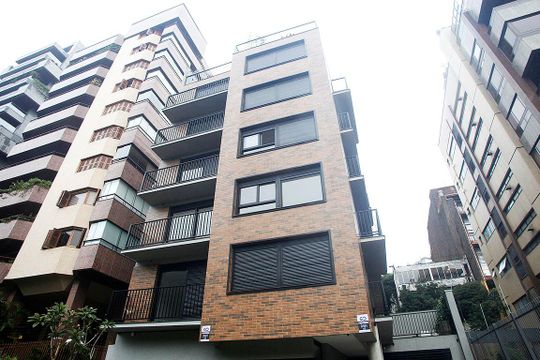 Fachada de kitnet/studio à venda com 1 quarto, 47m² em Moinhos de Vento, Porto Alegre