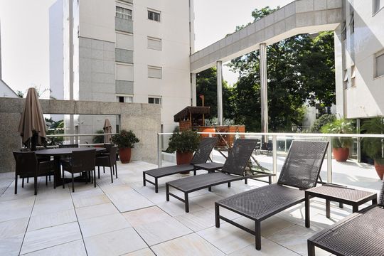 Área comum - Piscina de apartamento à venda com 5 quartos, 380m² em Barro Preto, Belo Horizonte