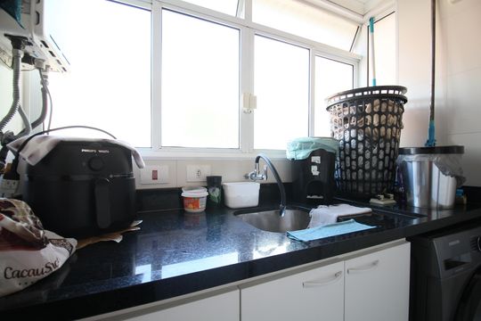 Área de Serviço de apartamento à venda com 3 quartos, 131m² em Vila Andrade, São Paulo