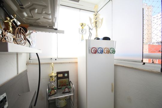 varanda Suíte 1 de apartamento à venda com 3 quartos, 131m² em Vila Andrade, São Paulo