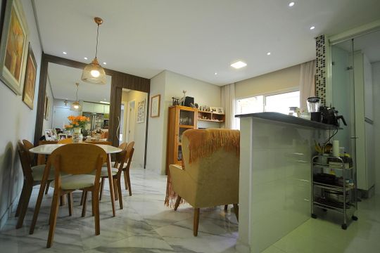 Sala de apartamento à venda com 2 quartos, 72m² em Vila Dayse, São Bernardo do Campo