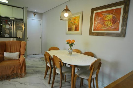 Sala de apartamento à venda com 2 quartos, 72m² em Vila Dayse, São Bernardo do Campo