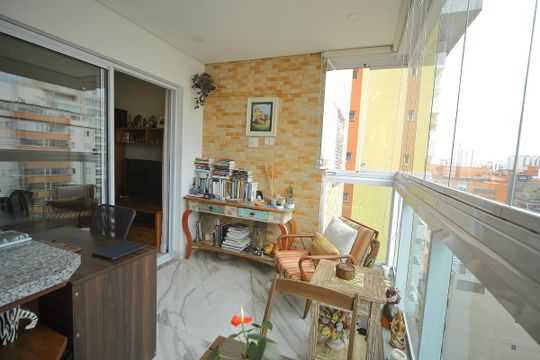 Varanda da Sala de apartamento à venda com 2 quartos, 72m² em Vila Dayse, São Bernardo do Campo