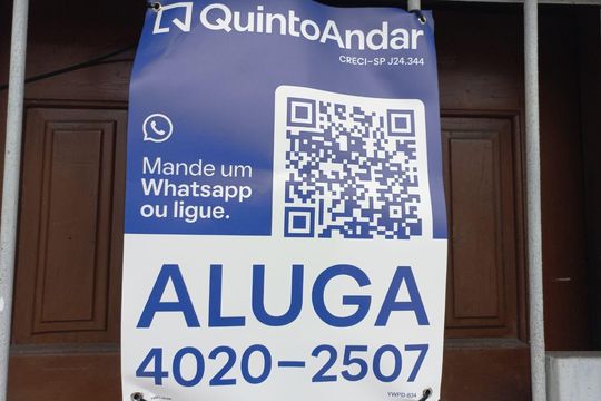 Placa de casa para alugar com 2 quartos, 74m² em Centro, São Vicente