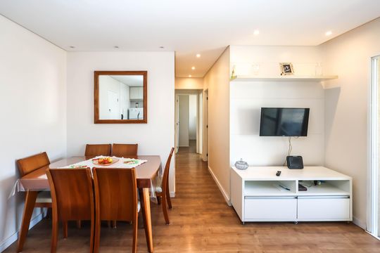 Sala de apartamento à venda com 2 quartos, 60m² em Vila Dom Pedro I, São Paulo