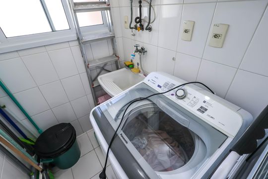 Cozinha e Área de Serviço de apartamento à venda com 2 quartos, 60m² em Vila Dom Pedro I, São Paulo