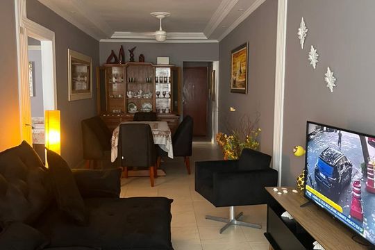 Apartamento para alugar com 3 quartos, 90m² em Jardim Luciana, Praia Grande