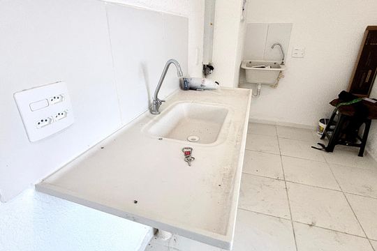 Cozinha de apartamento para alugar com 2 quartos, 35m² em Vila Silvia, São Paulo