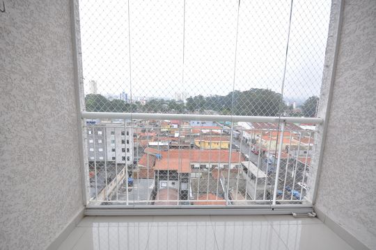 Sacada da Sala de apartamento para alugar com 2 quartos, 67m² em Jardim Modelo, São Paulo