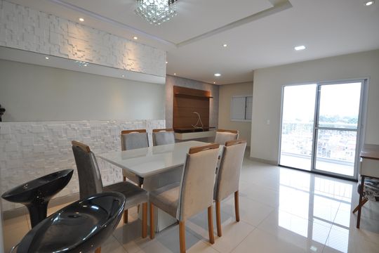 Sala de apartamento para alugar com 2 quartos, 67m² em Jardim Modelo, São Paulo