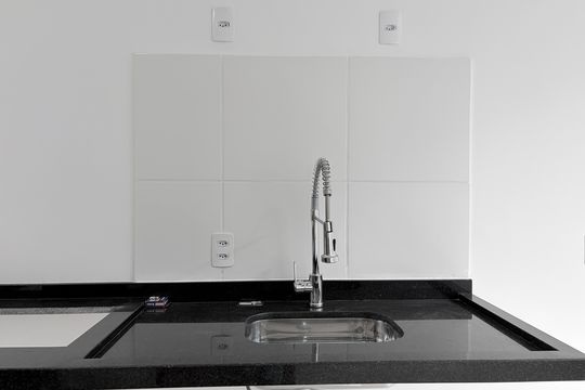 Cozinha de apartamento à venda com 1 quarto, 24m² em Belenzinho, São Paulo